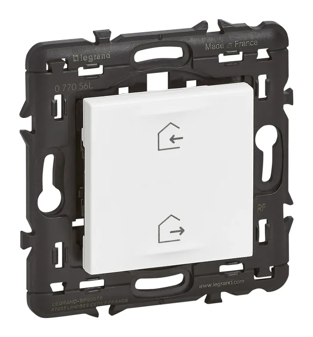 Legrand Mosaic with Netatmo battery-free home/away scene control — 077056L