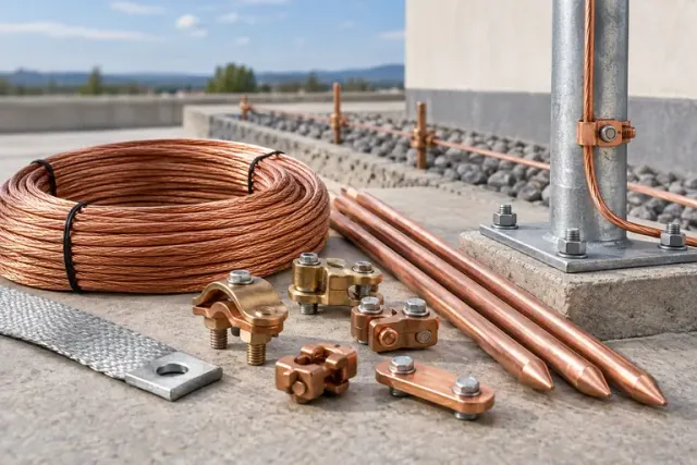 Range selection: Earthing & lightning protection