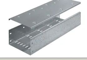 Slotted cable tray + cover