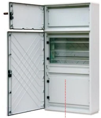 Accessoires et pièces de rechange Grafi 9 Largeur 910 mm — porte intérieure opaque
