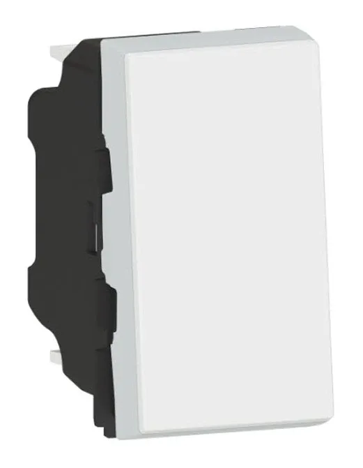 Legrand Mosaic push-button — 6A, 250V, 1 pole — 077033L