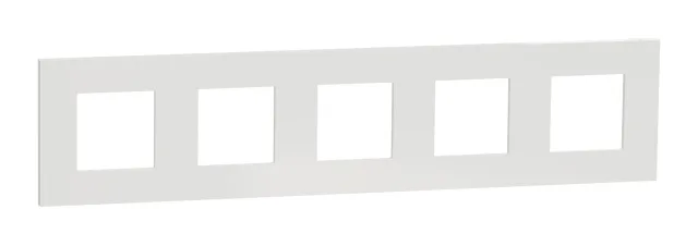 Plaque de finition New Unica NU601018 — blanc
