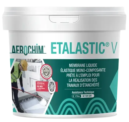 ETALASTIC V liquid membrane beneath tiles