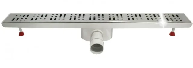 Walk-in shower channel drain stainless steel L76 Prestige 316L — EJIM JSB1017