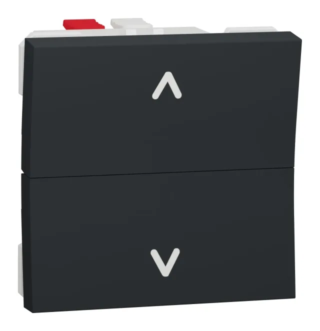 New Unica NU320754 roller blind push button — anthracite