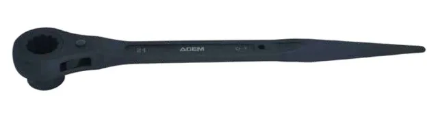 Ring spanner ratcheting reversible — 121200