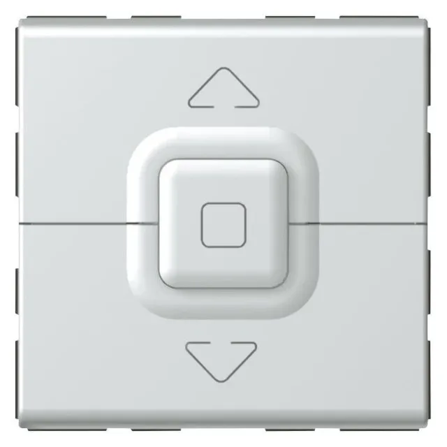 Poussoir 500W maximum Mosaic pour 1 volet roulant – alu — Legrand
