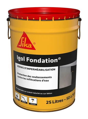 Igol Fondation — Bituminous coating for buried foundations