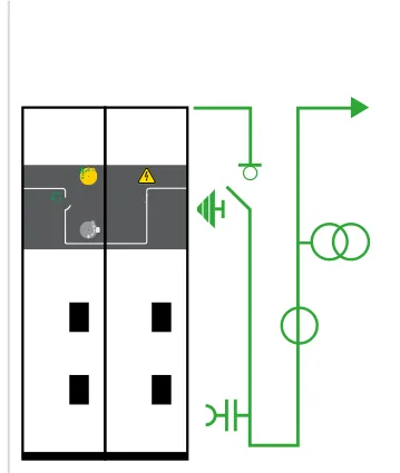 Schneider Electric SM6-24 IM-M — Medium-voltage (MV) switchgear cubicle — Coupling with current and voltage measurement