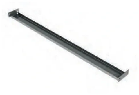 Internal modularity — Cross rail bar supports – cables on the bottom of the cabinet