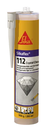 Sikaflex®-112 Crystal Clear — Transparent multipurpose adhesive sealant