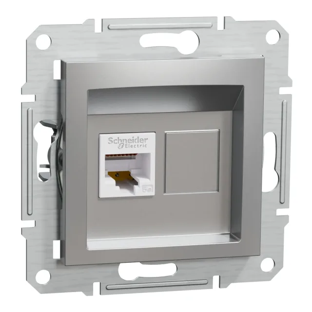 Prise RJ45 Asfora EPH4300161 — aluminium