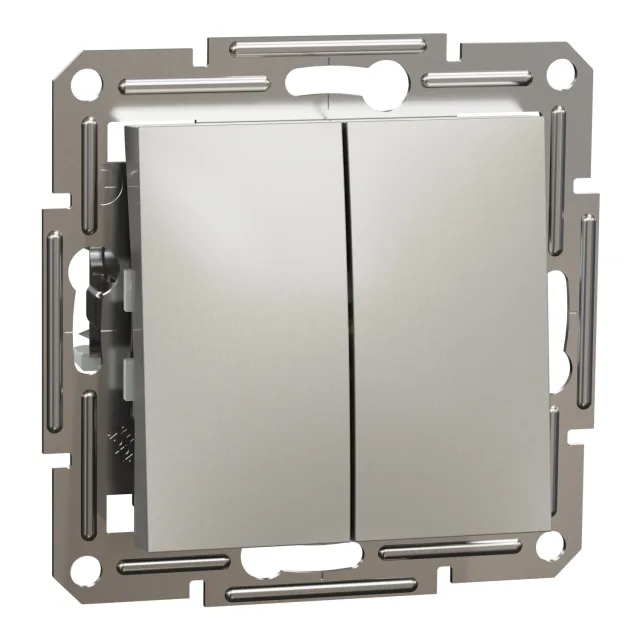 Asfora EPH0300169 double one-way switch — bronze