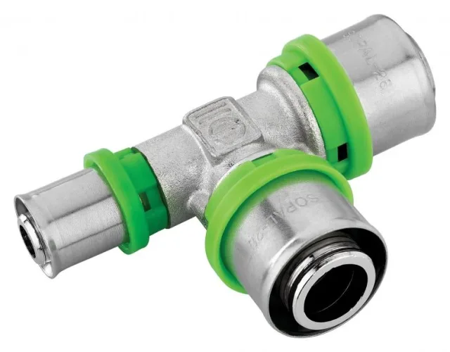 SOPAL — Press tee reduced on one side — SOPALPEX press fittings — 13FAA03