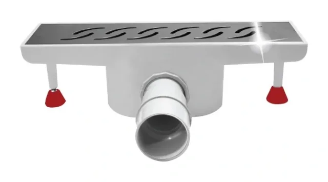 Walk-in shower channel drain stainless steel L30 Mistrale 316L — EJIM JSB1025