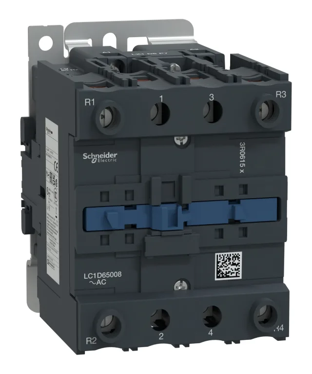 TeSys Deca LC1D65008U7 contactor — 4P, 80 A AC-1, 240 V AC, 50/60 Hz control