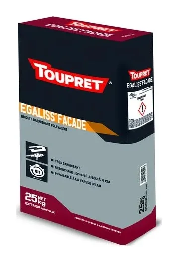 TOUPRET EGALISS FAÇADE Poudre — exterior levelling filler