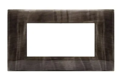Plate YOUNG 44 rectangular onyx 3d 4 modules — SOMEF 44PJ04ONC/3D
