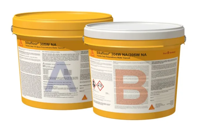 Sikafloor®-305 W — Coloured matt water-based polyurethane finish