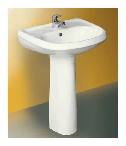 Turquoise single-tap-hole washbasins IDEAL SANITAIRE 106300 / 106310 / 106330 / 106320