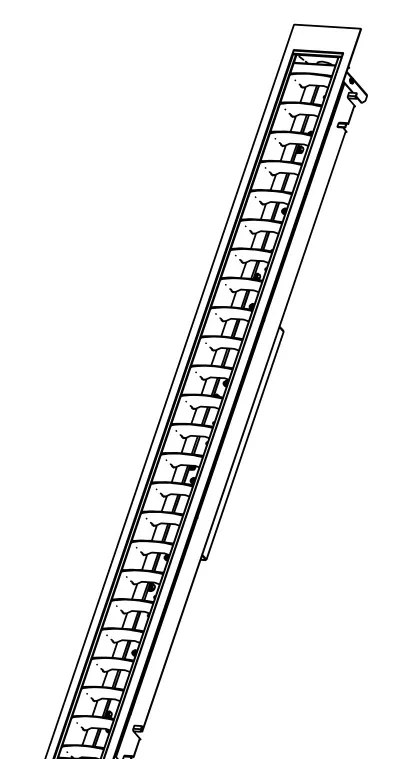 Recessed luminaire BELUX LED 1350 x 110 — 1350 x 110 mm · 27 W · 4000 K