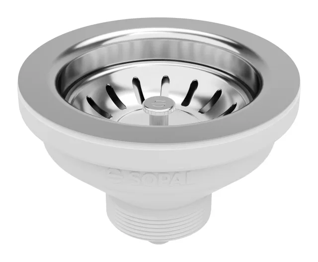 Bonde evier inox ø90 classique SOPAL