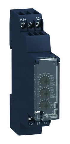 Relais de contrôle de tension monophasée RM17UBE15 — 65…260 V AC/DC
