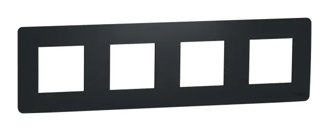 Plaque de finition New Unica NU200854 — anthracite