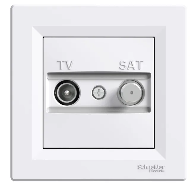 Prise antenne TV / SAT Asfora EPH3400421 — blanc
