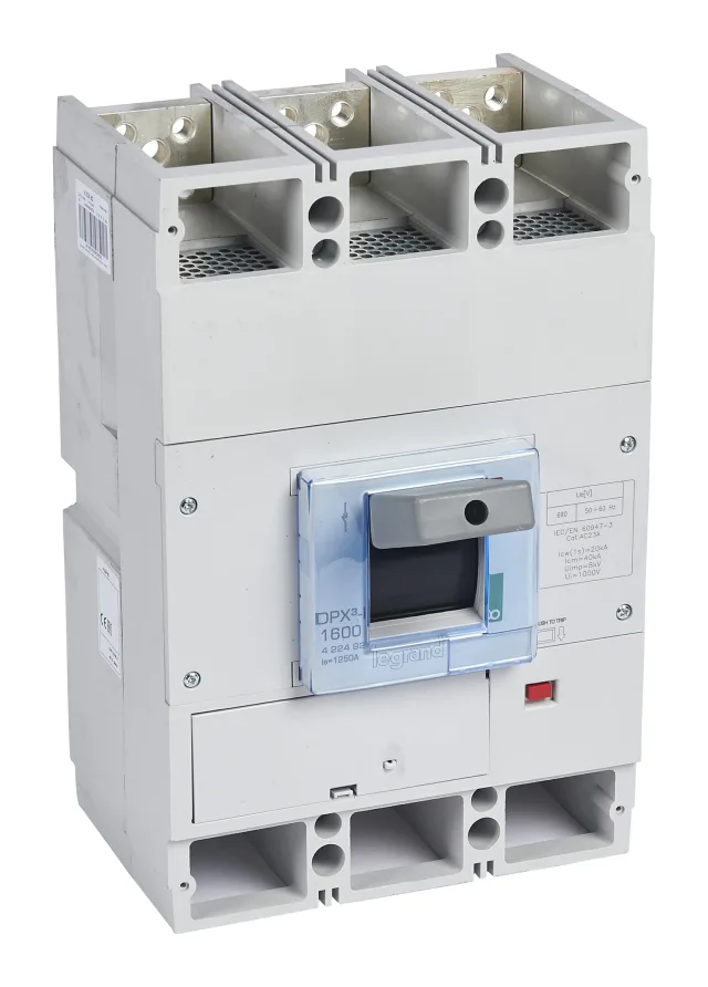 Interrupteur à déclenchement libre DPX³-I1600 – 3P – 1250A — Legrand — 422492
