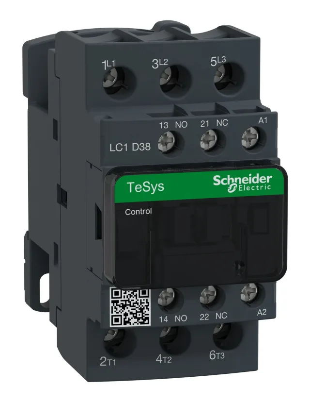 Contacteur TeSys Deca LC1D38R7 — 3P, 38 A AC-3/AC-3e, commande 440 V CA, 50/60 Hz