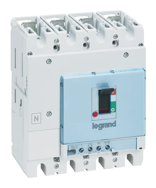 Legrand DPX³ 250 HP electronic S1 moulded-case circuit breaker — 100A, 4 poles, 70kA Icu at 400V, IP30 — 423246