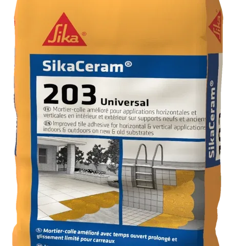 SikaCeram®-203 Universal — C2TE tile adhesive for new construction and refurbishment