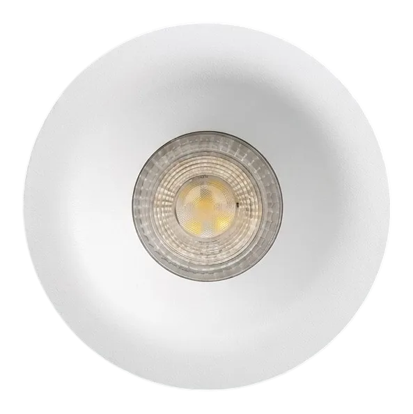 LUMOS rounded raised MONO white recessed spotlight trim