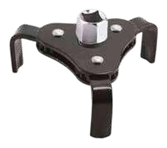Oil filter wrench self-adjusting 3-arm — 121305