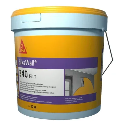 SikaWall®-340 Fin T — Wall-levelling paste mixed with a binder