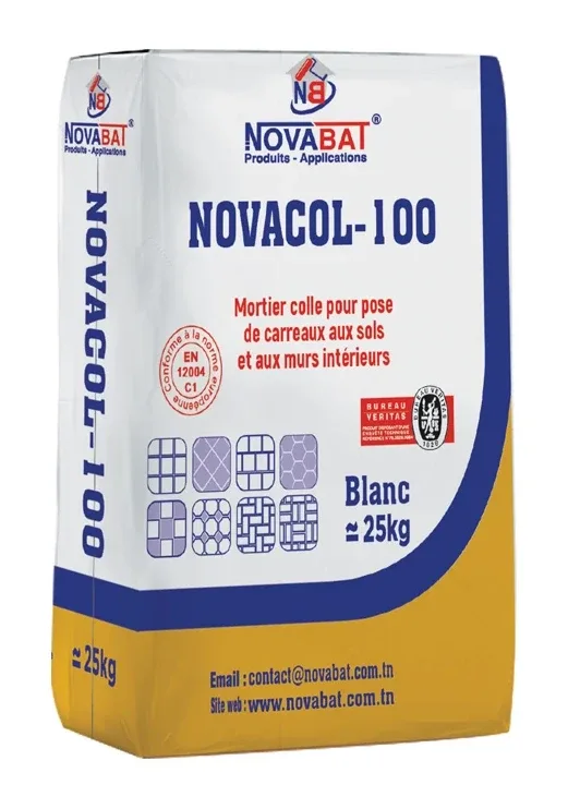 NOVACOL-100 — mortier-colle pour sols intérieurs