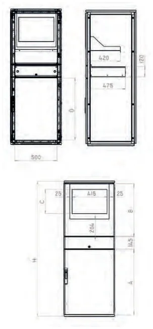 CQEC PC computer — CQEC PC Enclosure with blank door