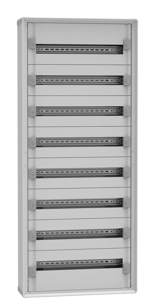 Legrand XL³ 160 HP enclosure — H 1350mm x W 575mm x D 150mm, 8 rows, 24 modules, IP30 — 1CO8R24SPL