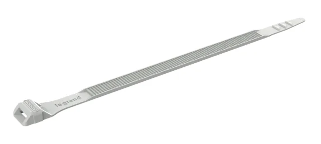 Collier Colson gris RAL7035 à denture extérieure largeur 9mm et longueur 185mm — Legrand