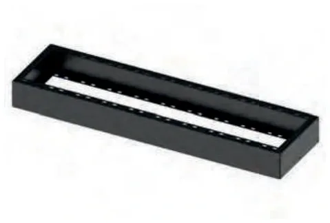 Enclosure accessories — solid plinth of press-formed steel for CQE