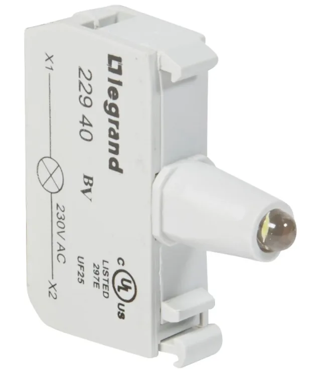 Bloc pour tête lumineuse Osmoz raccordement à vis – 230V~ – blanc — Legrand