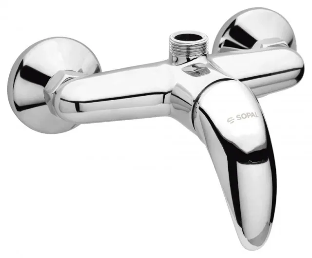 Shower mixer Kerkennah with upper outlet — SOPAL 06DFA04
