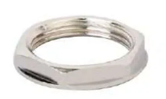 Ring nuts — nickel plated brass 6006