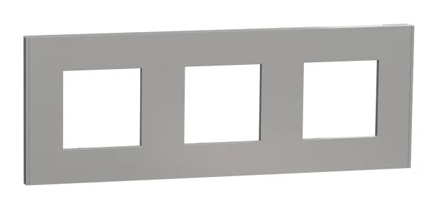 Plaque de finition New Unica NU600630 — aluminium