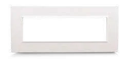 BELLA 43 rectangular 7-module plate, white — SOMEF 43PY07B