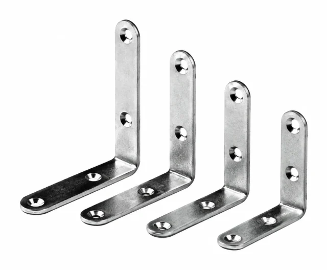 Équerres de chaise zinguées de 15 à 100 mm