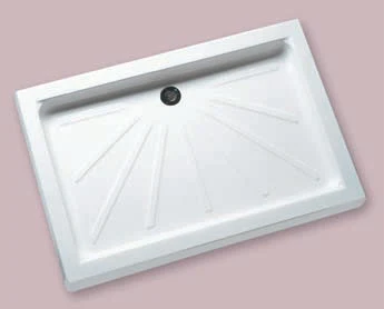 IDEAL SANITAIRE — Receveurs acryliques rectangulaires hauteur 4–18 cm — 408717 / 408718 / 408719 / 408720
