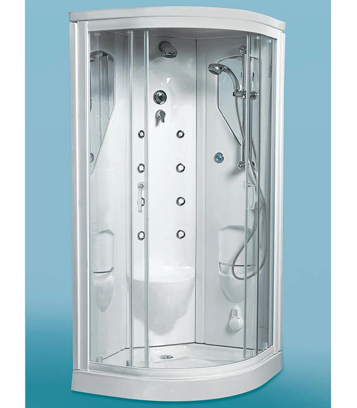 IDEAL SANITAIRE — Cabine de douche hammam 90 × 90 cm — 600050