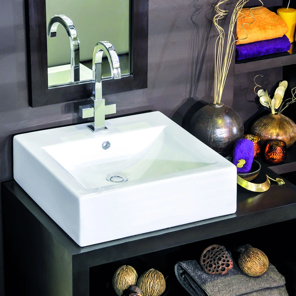 IDEAL SANITAIRE — Vasque 50×50 cm – Kayak — 208310